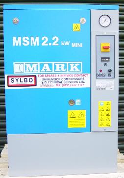Rotary Screw Compressors and refrigerant dryers. msm2